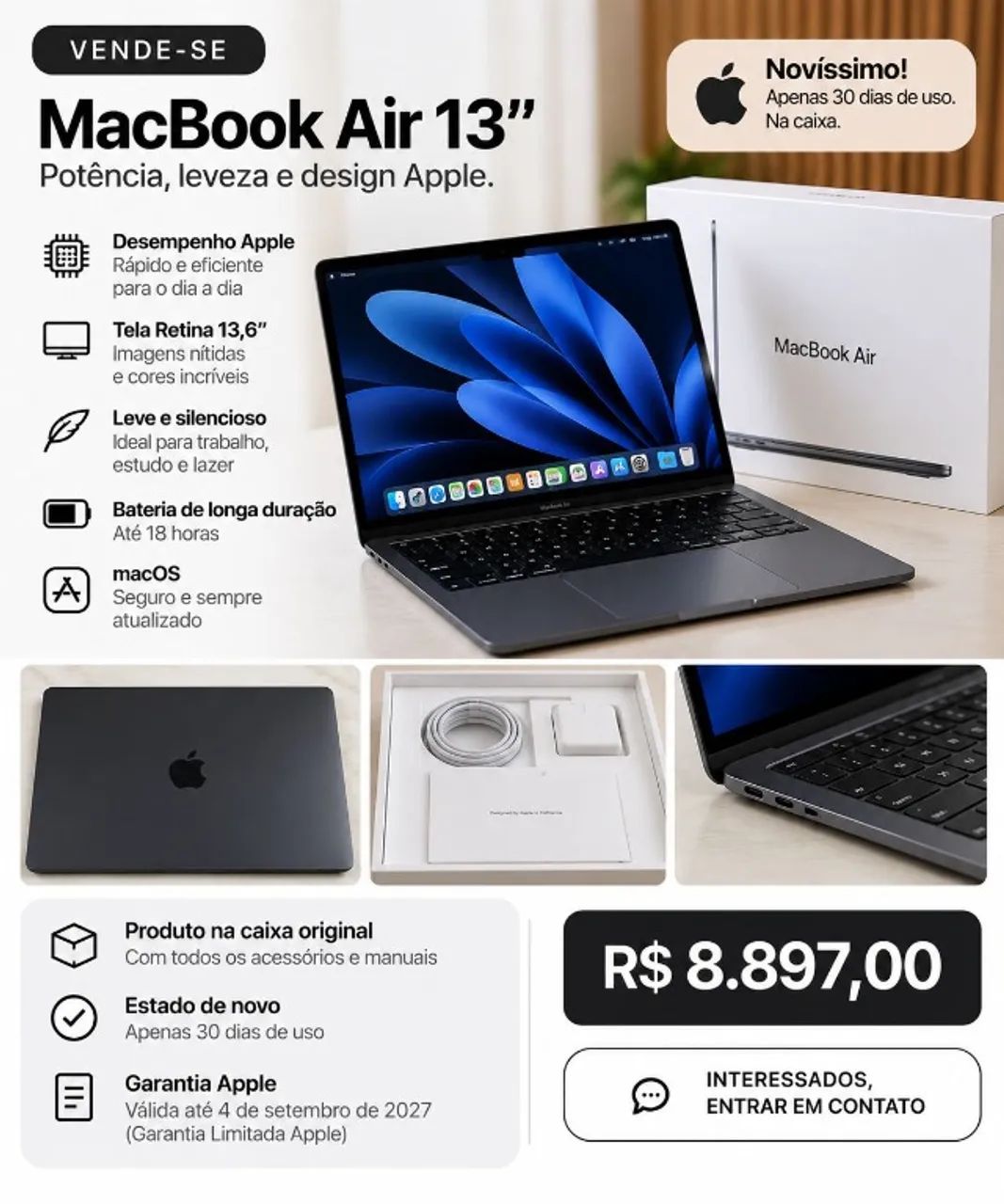 MacBook Air 13 Novissimo  - Foto 2