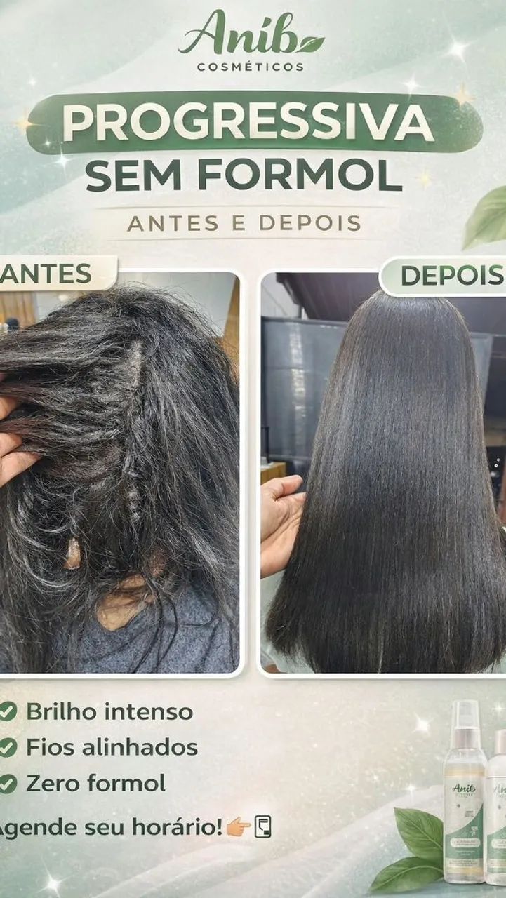 Máscara térmica capilar  Anib cosméticos alisamento.  - Foto 5