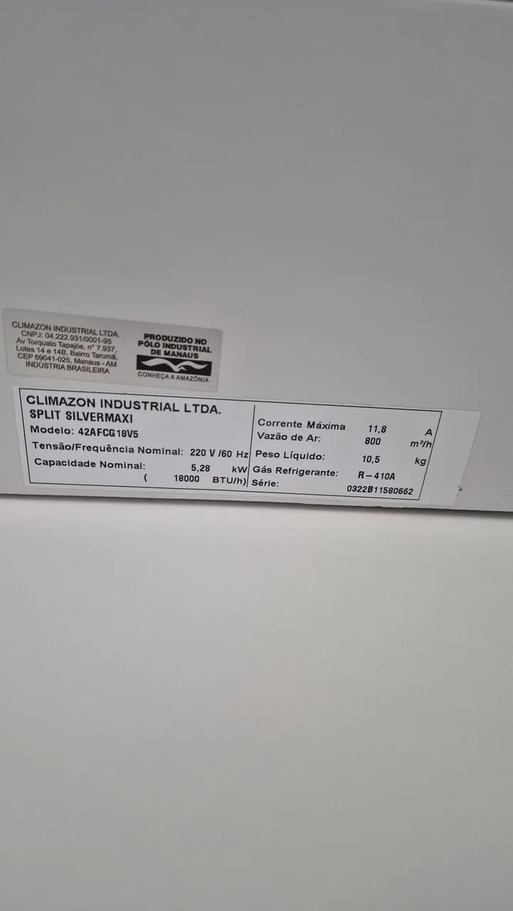 Ar condicionado Silvermaxi 18000 BTUs - Foto 2