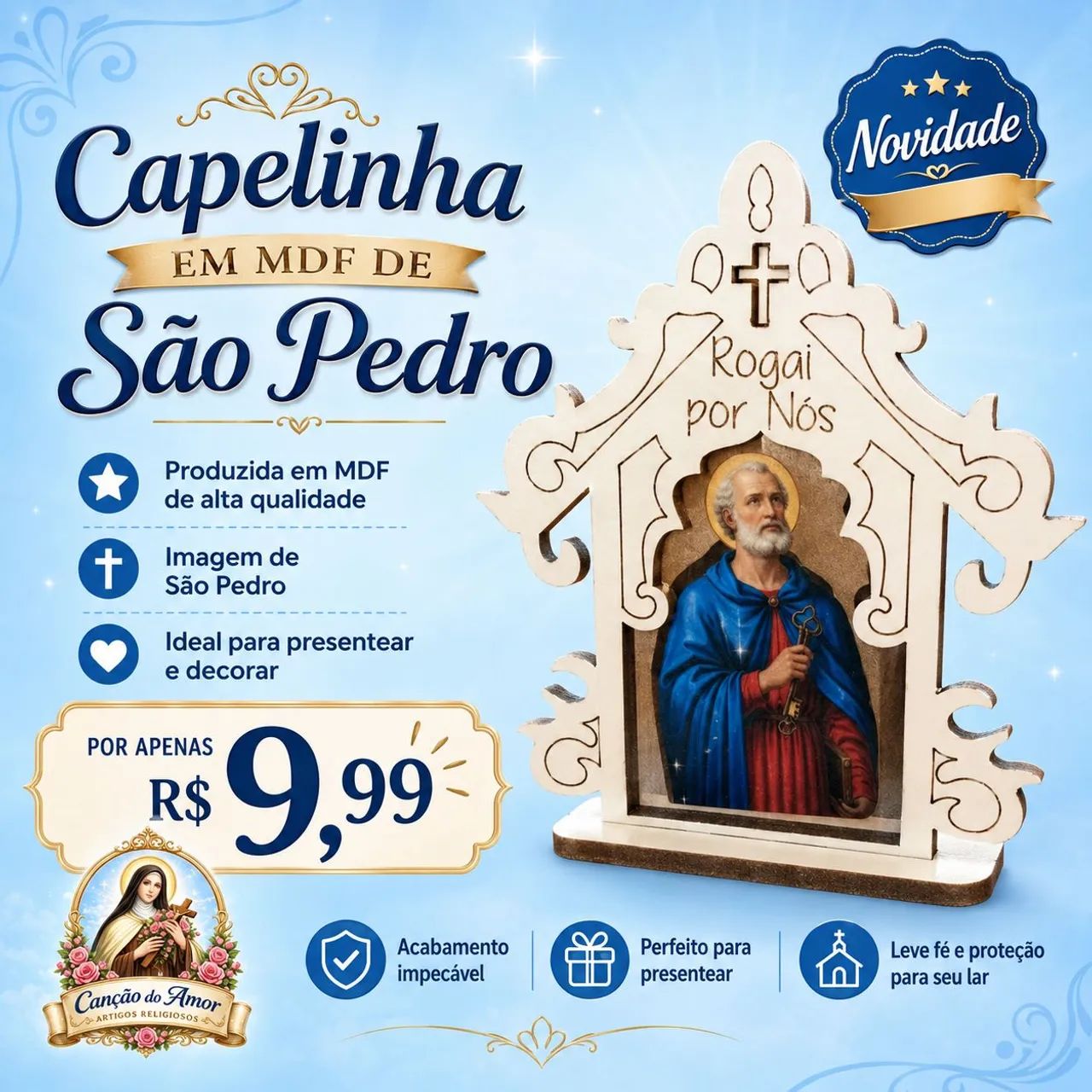 Capelinhas em Mdf - Foto 5