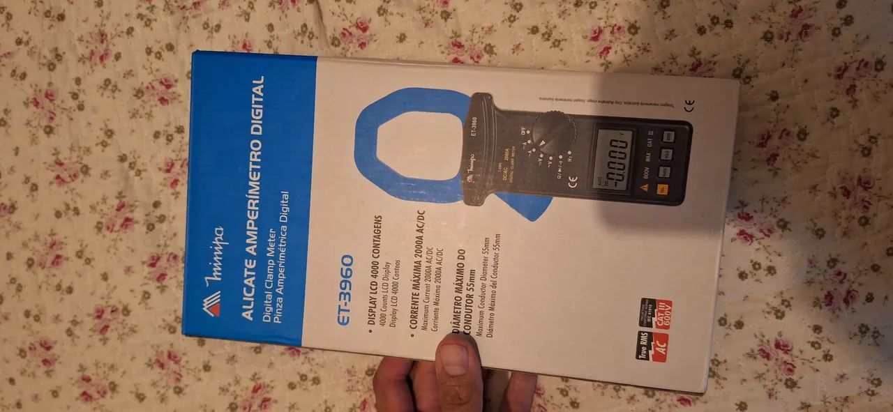 Alicate Amperímetro ET-3960 - Foto 6