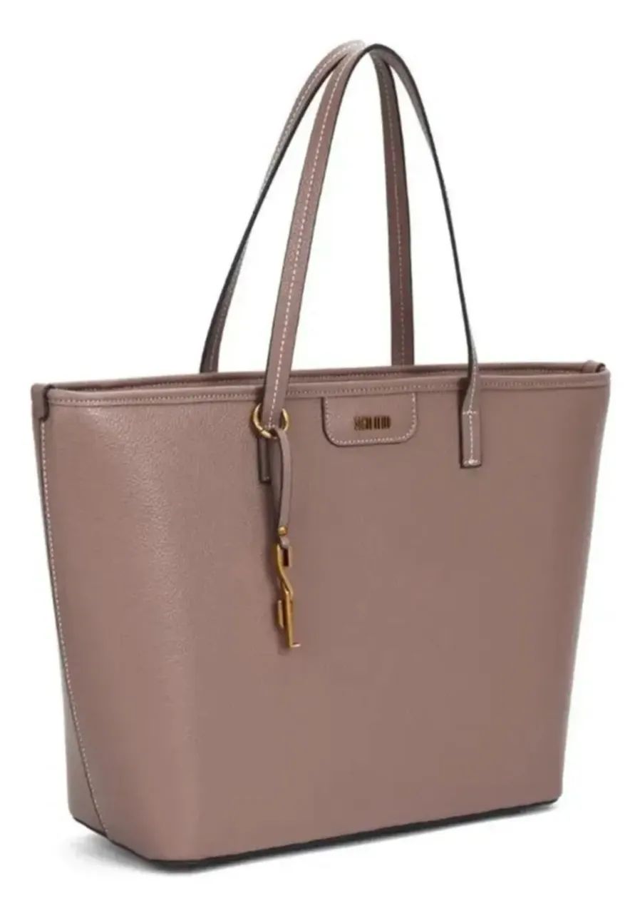 Bolsa Shopper Santa Lolla Floater Cinza Stone - Estilo Sofisticado  - Foto 2