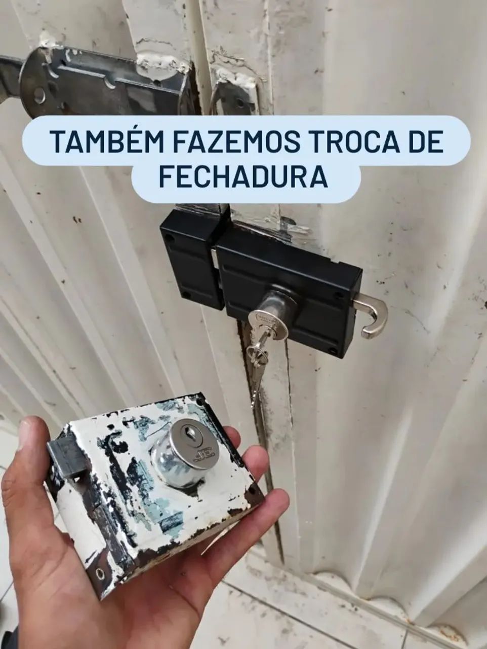 Troca de fechaduras