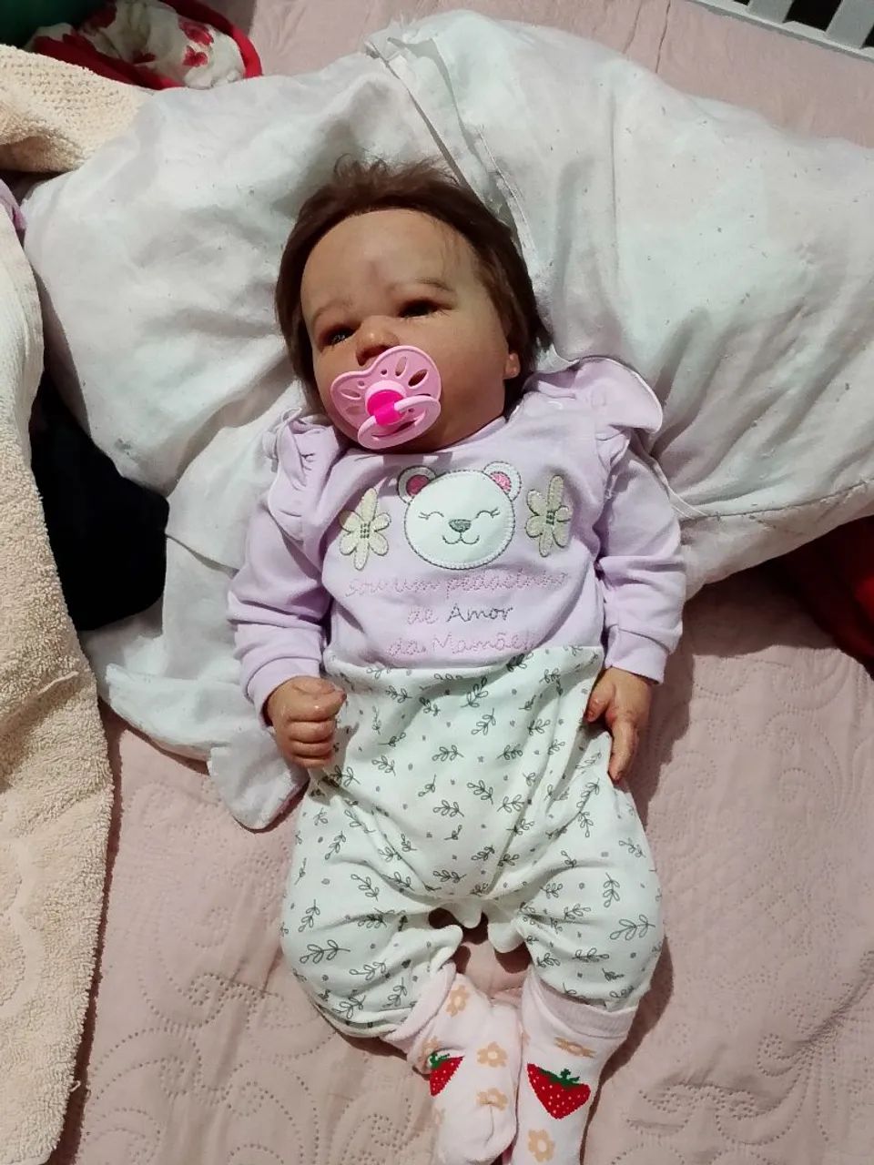 Bebê Rebom e Berço .