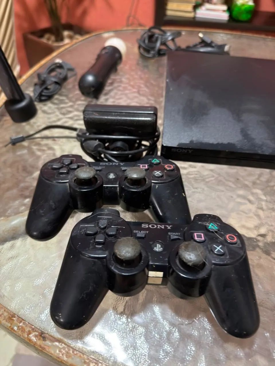PS3 com 2 controles e câmera - Foto 4