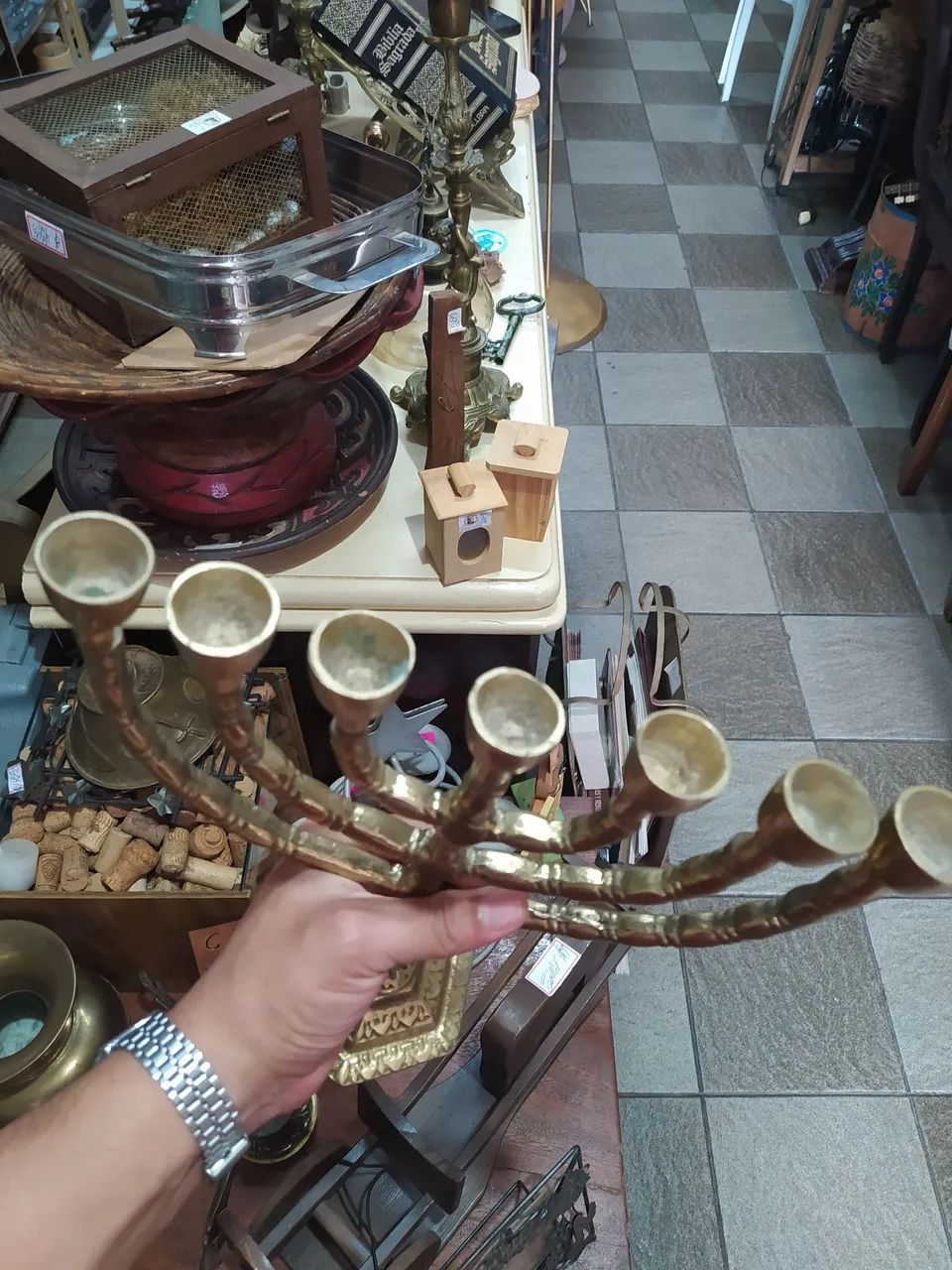 Castiçal De Bronze  - Foto 2