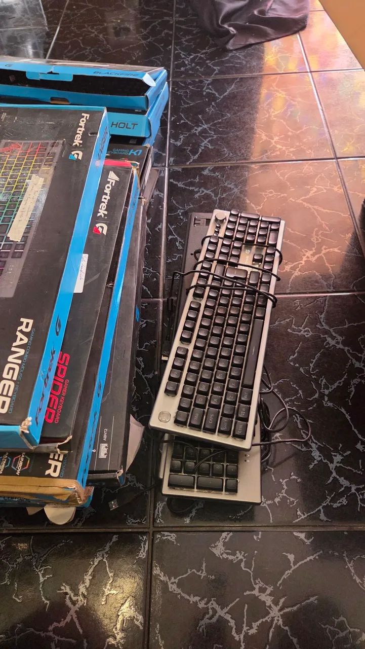 Lote Teclado e mouse fortrek +25 unidades (COM DEFEITO)  - Foto 4