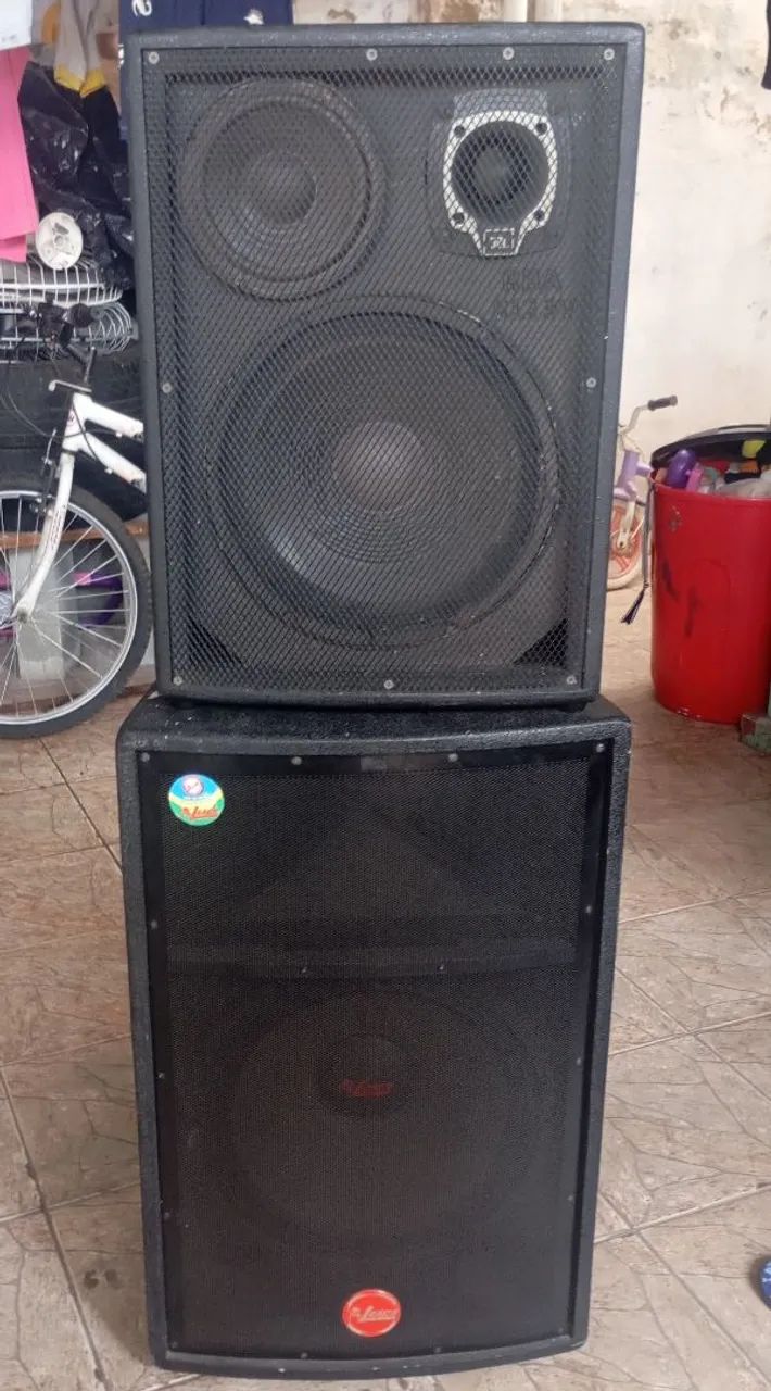 Kit duas caixas passiva,12 e 15 polegadas  - Foto 3