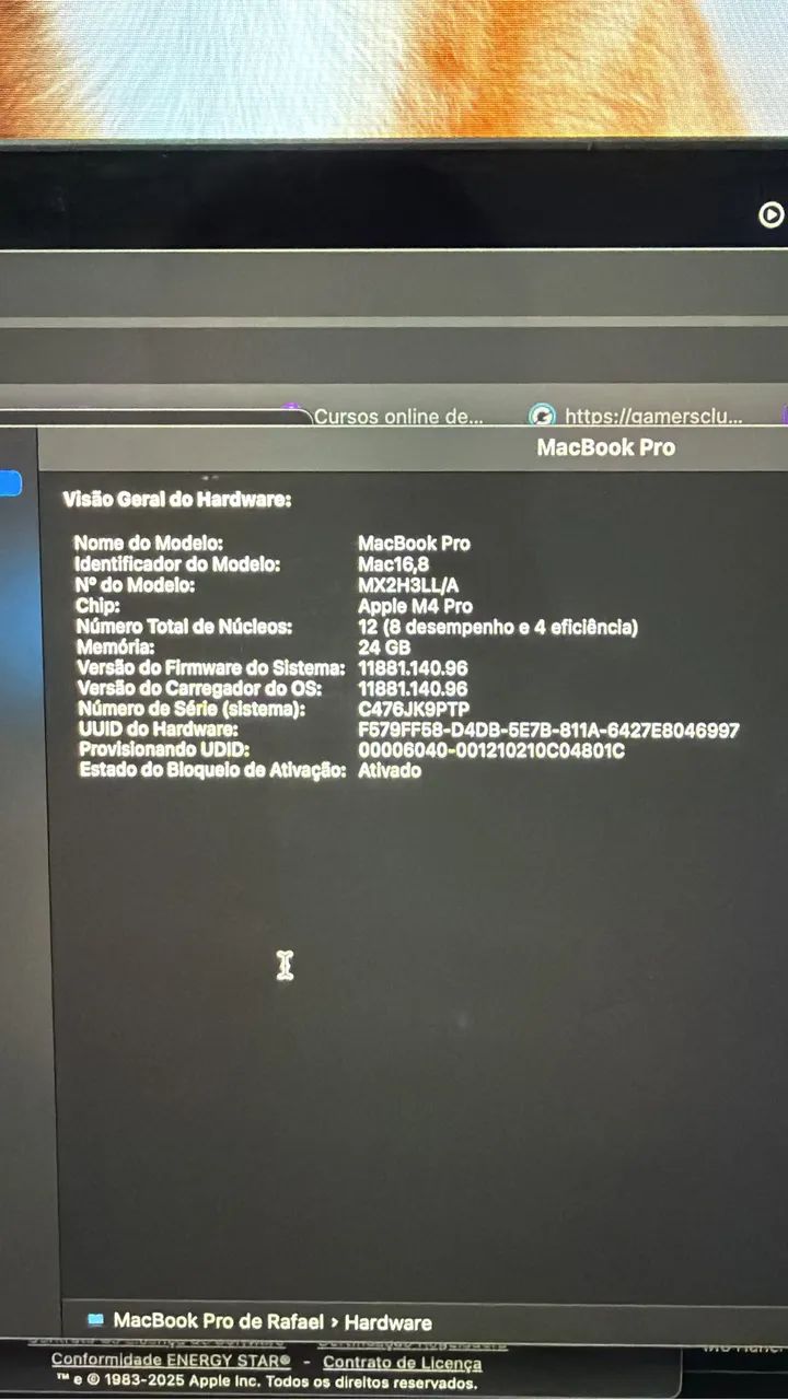 Macbook Pro M4 24GB 512SSD - Foto 3