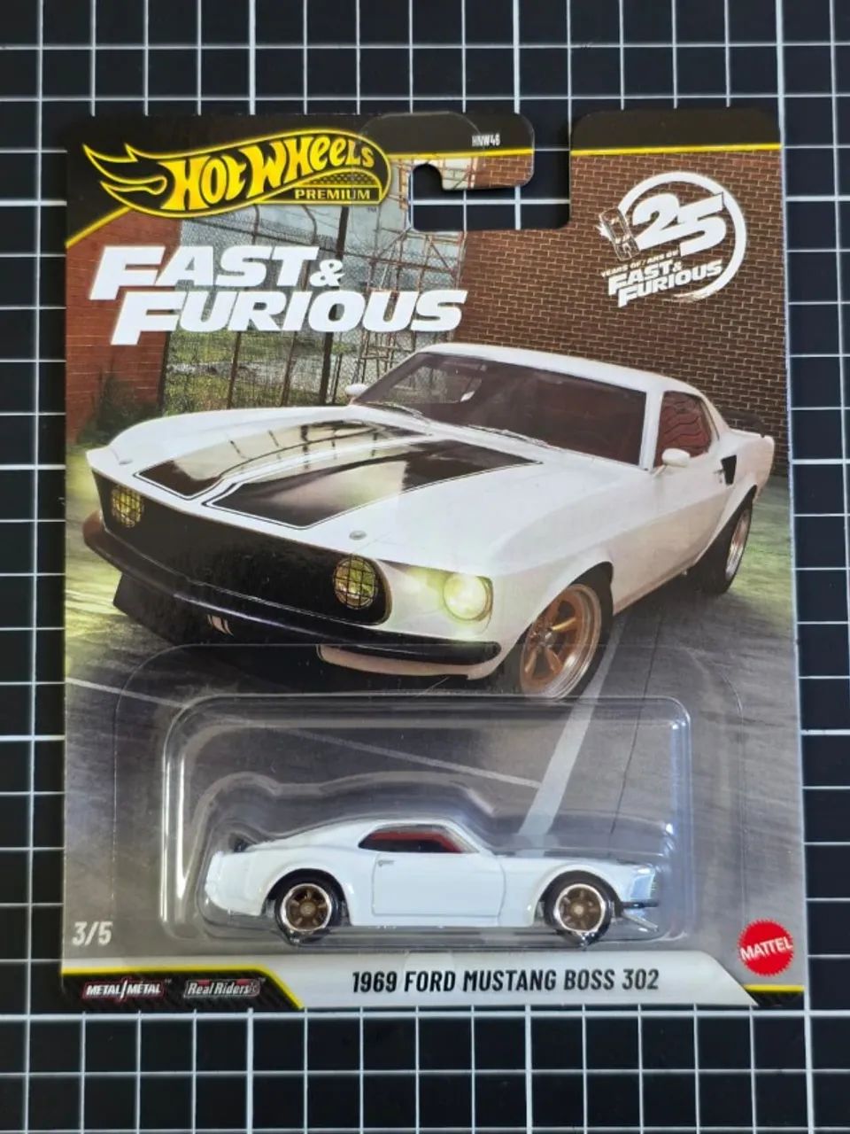 69 Ford Mustang Boss 302 - Hot Wheels Premium Temático Velozes e