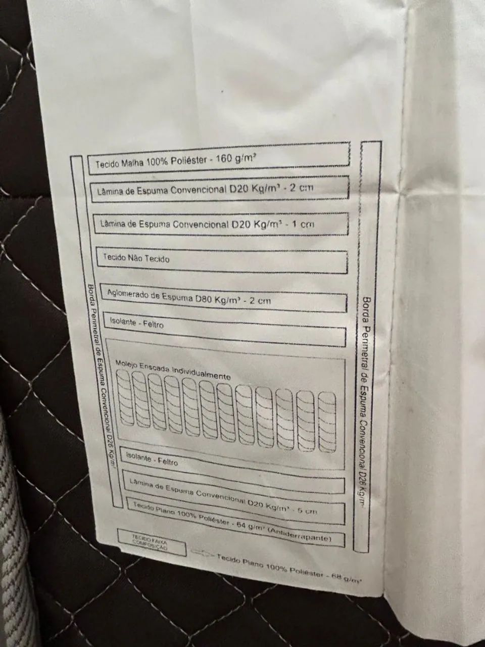 Colchão de casal marca ecoflex  - Foto 4