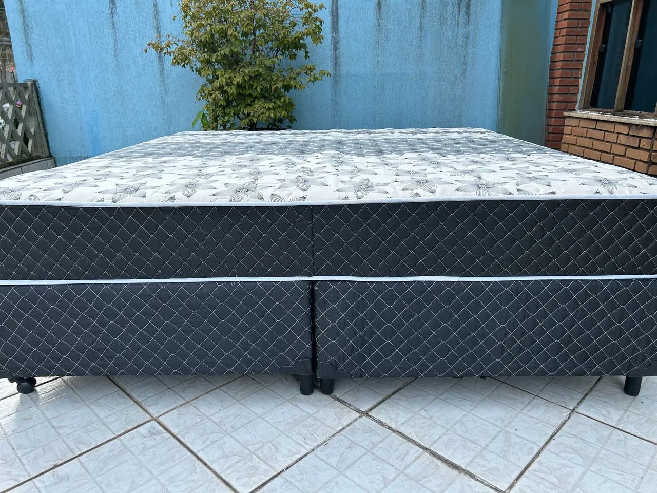 Cama box king size usada (190 x 200)  - Foto 5