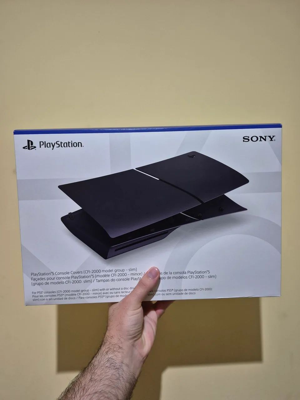Tampas pretas PS5 Slim