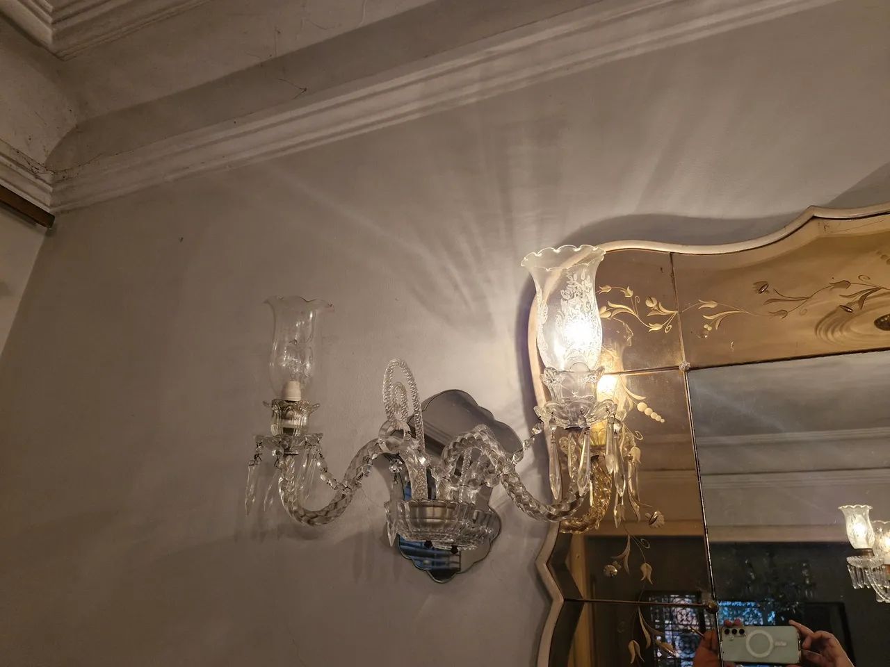 Arandela de Cristal 