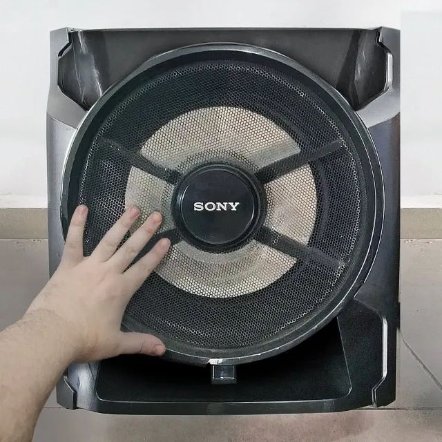 Subwoofer Sony 10 polegadas GPX8 260w RMS som de cinema entrego