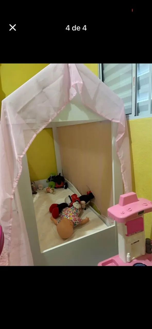 Cama infantil com colchão  - Foto 4