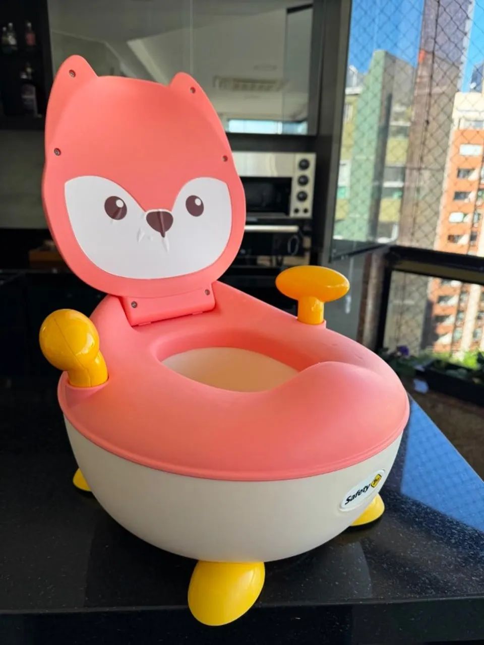 Troninho Fox Potty Safety 1st Pink
