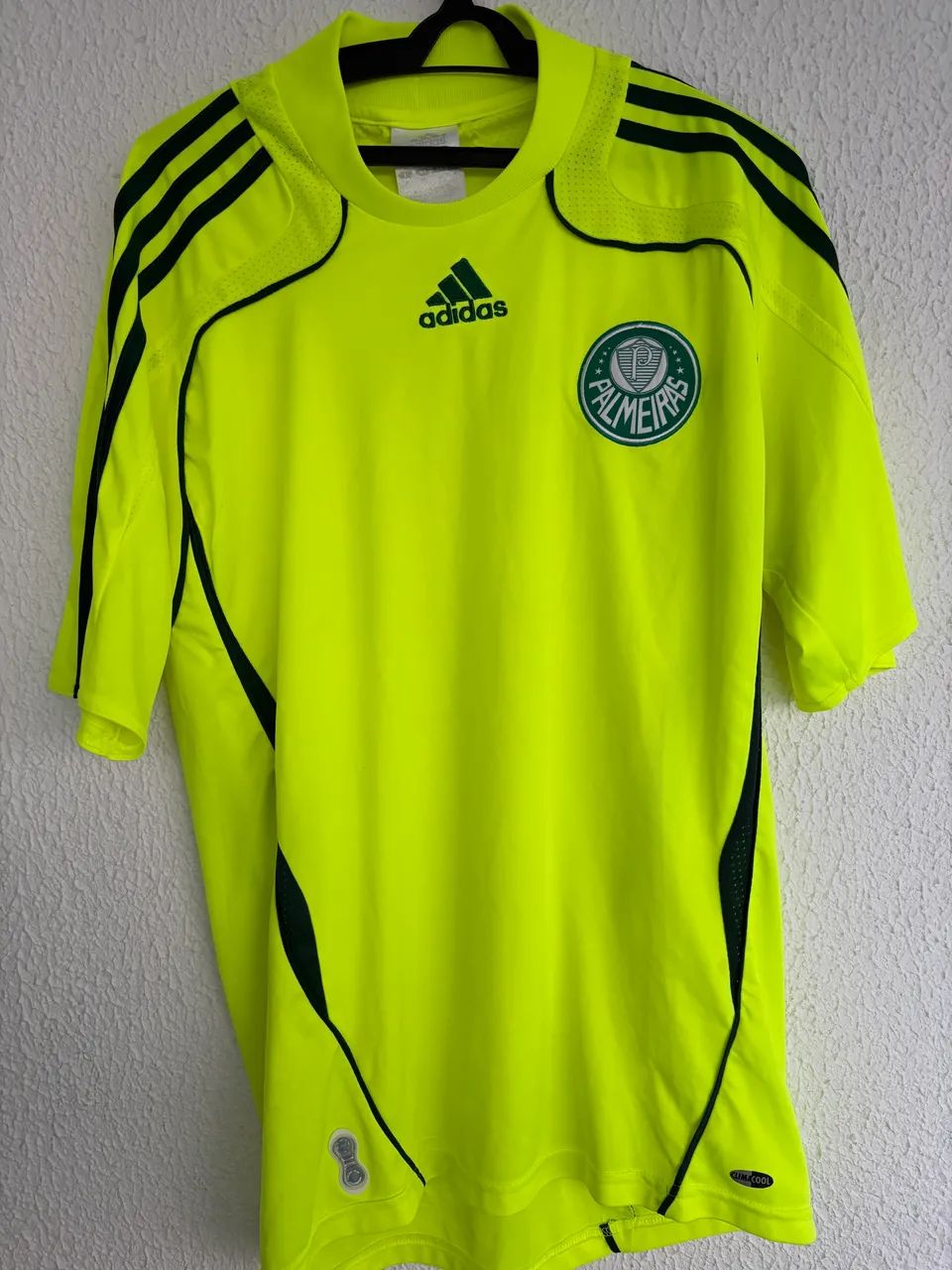 Camisa Palmeiras 2007 verde limão