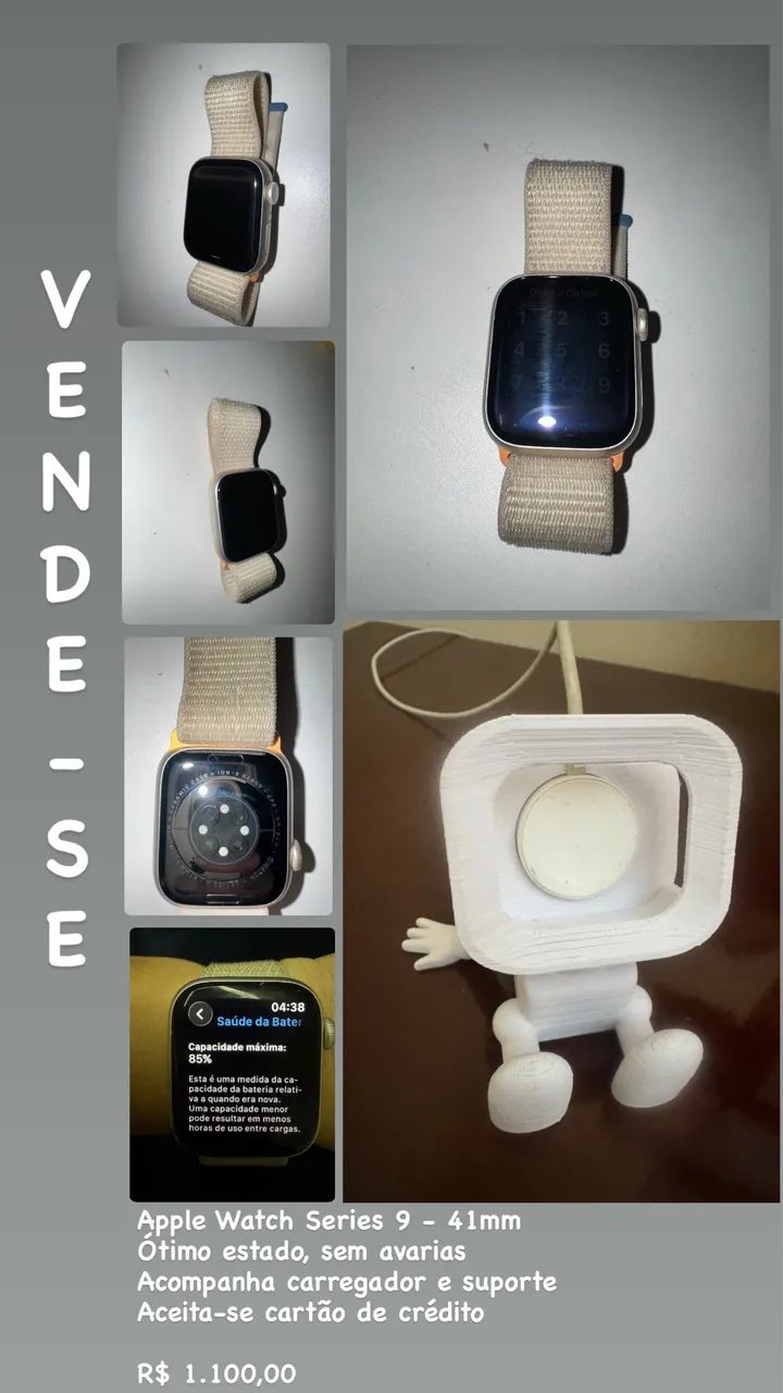 Apple Watch Séries 9 - 41mm