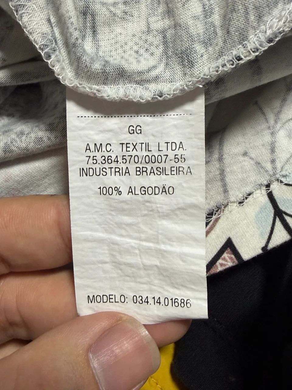 Blusa Triton estampada, tamanho GG, nunca usada! - Foto 3