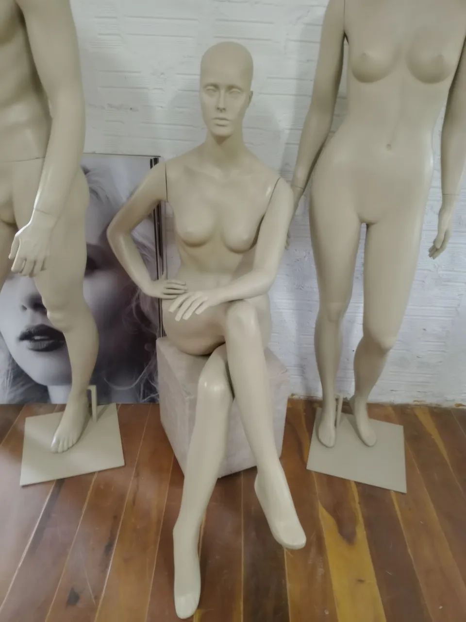 Manequim expositores de roupas para loja vitrine 