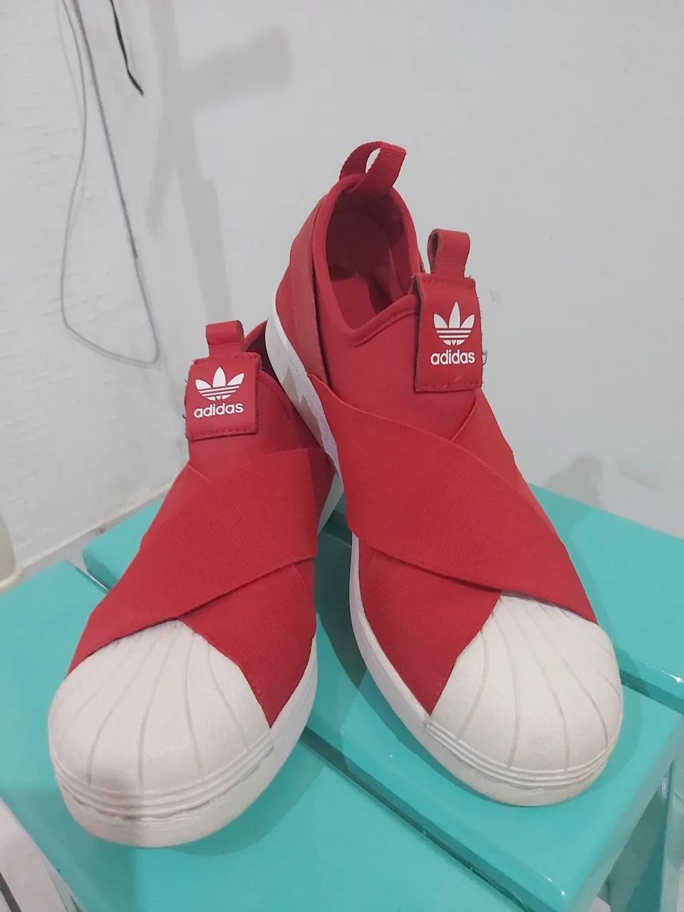 Tênis adidas Slip vermelho  - Foto 3