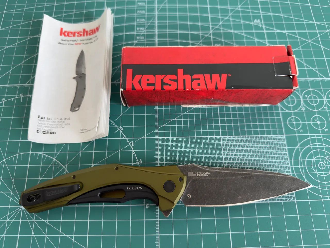 Canivete Kershaw Barenuckle 777OLBW - Excelente estado, usado apenas 3 vezes - Foto 4