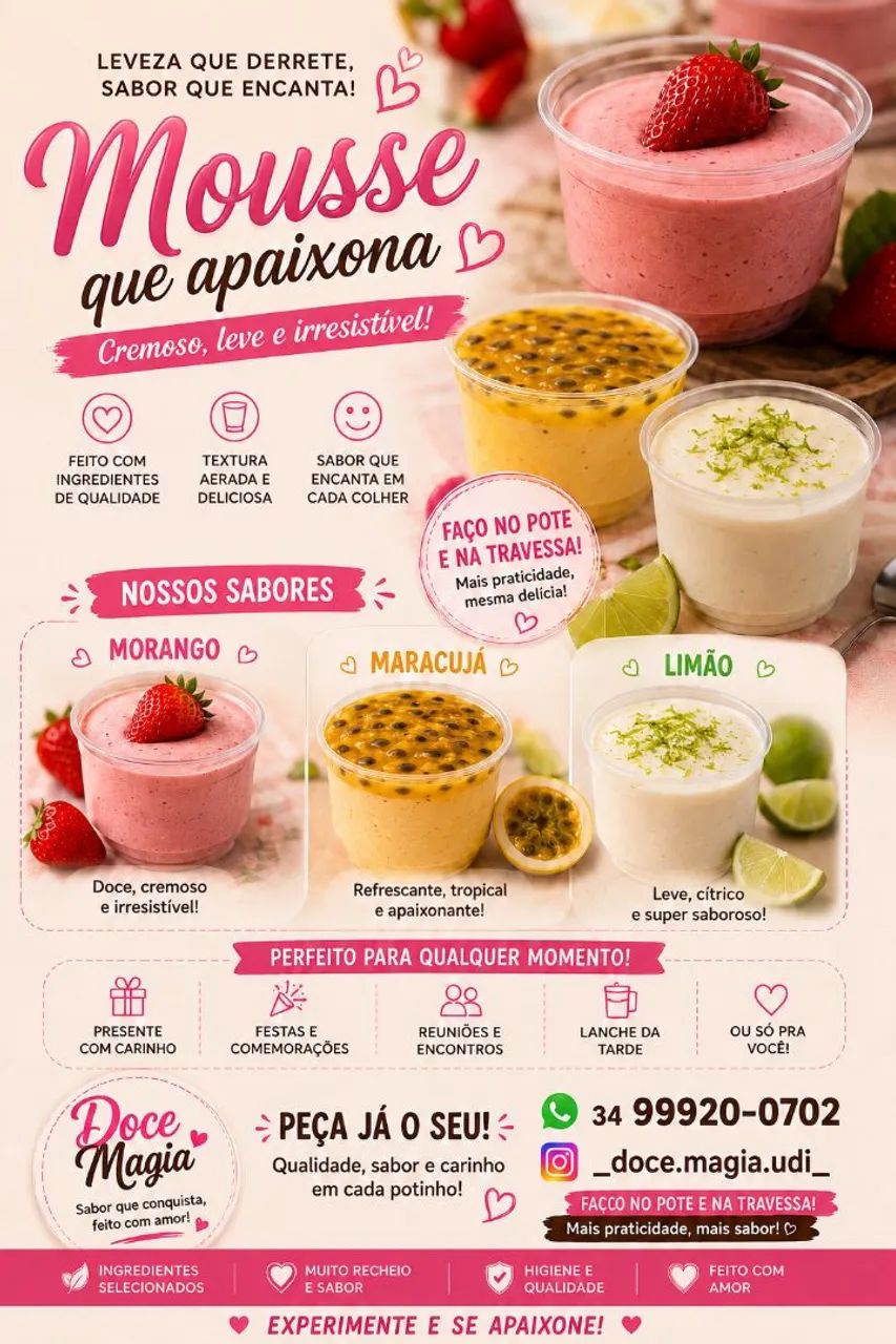 Mousse e pote da felicidade  - Foto 2