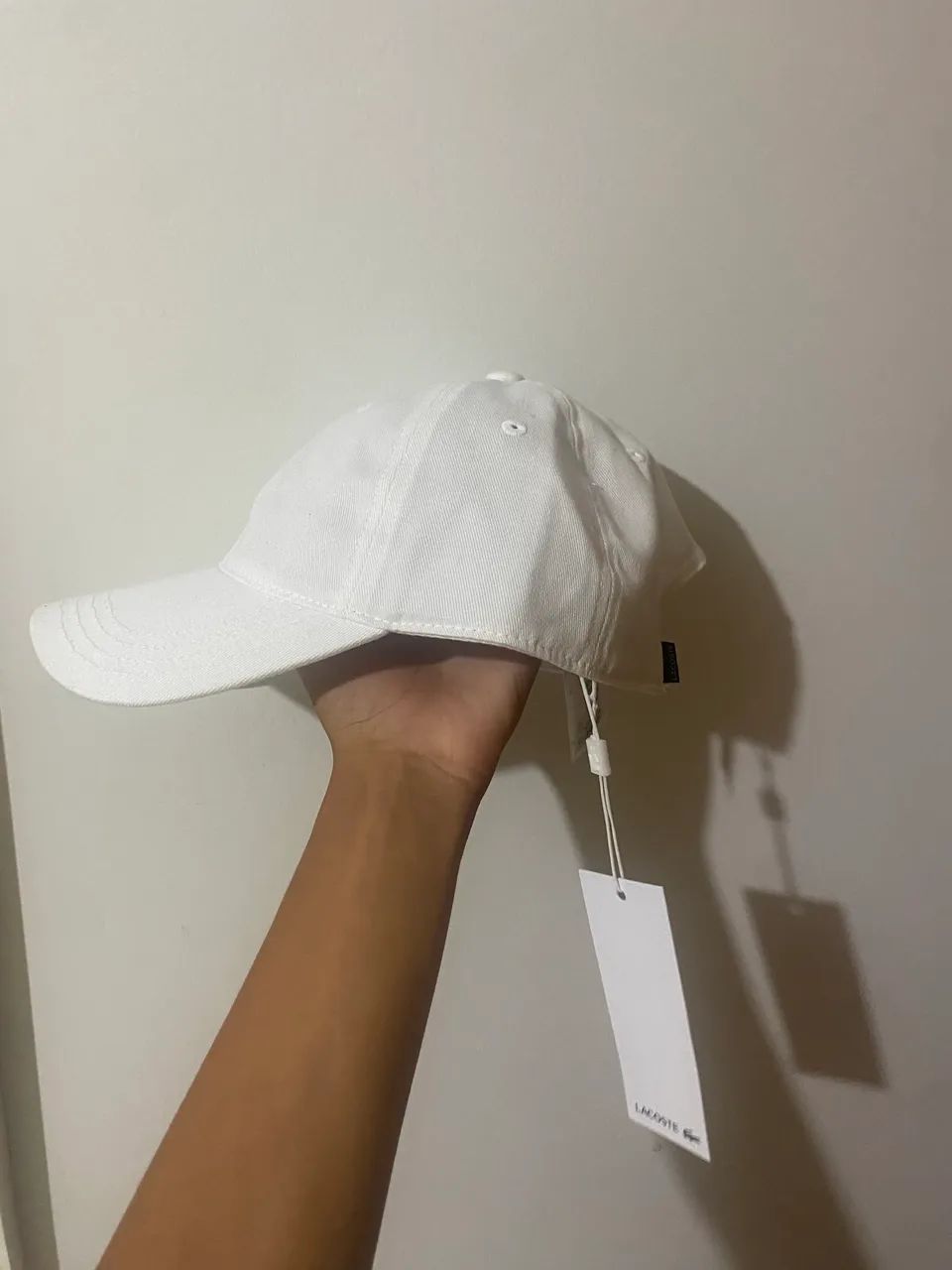 Boné branco da Lacoste  - Foto 3