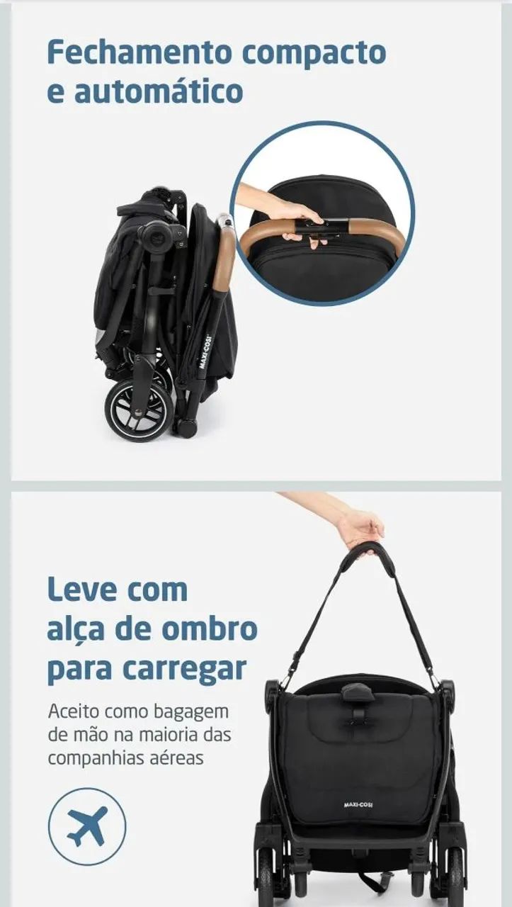 Carrinho de bebê Max cosi eva