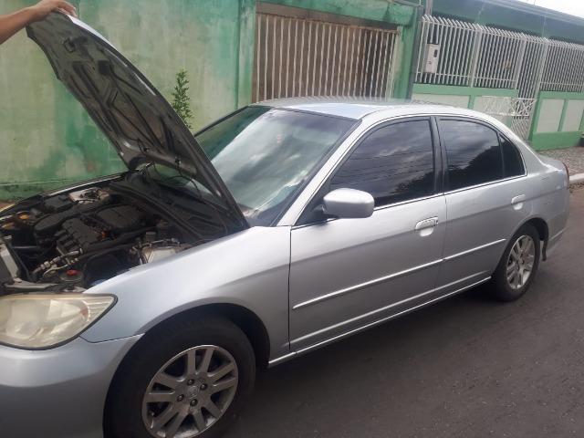 Vendo Honda Civic Ano 2005 Motor 1.7 G, Câmbio Manual, Cor Prata - Foto 3