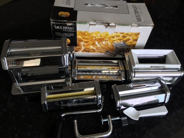 Máquinas Marcato Atlas 150 com 1 Set Multipasta