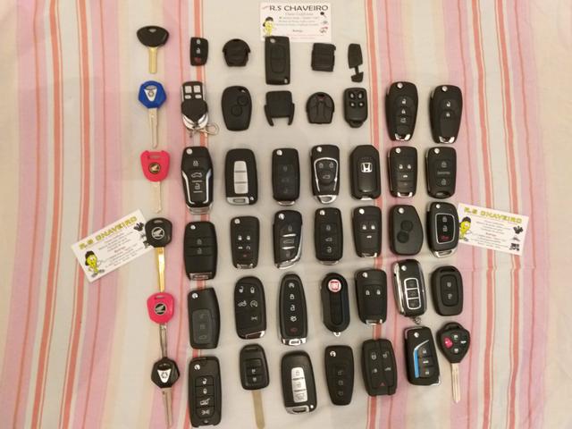 Chaves canivete codificada CARRO/MOTO