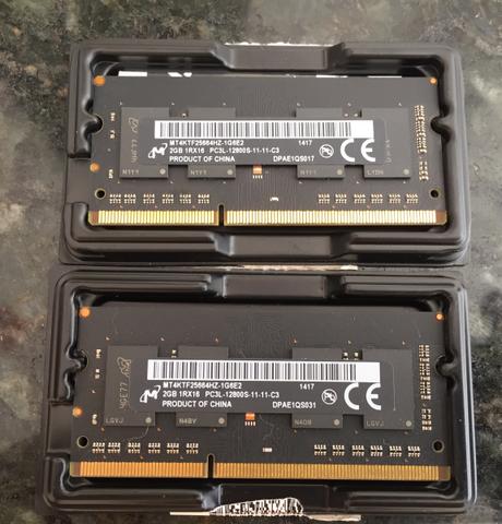 Memória 2g ddr3 para notebook