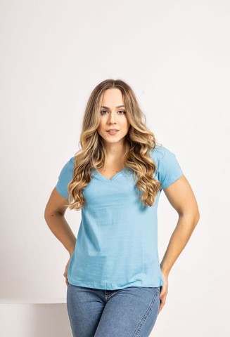 T-shirt Gola V Feminina 