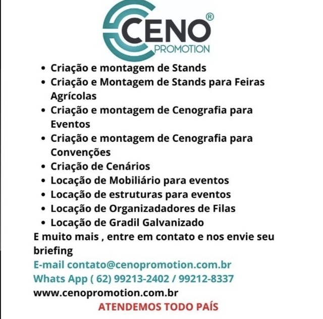 Stands e locação para eventos Goiânia 