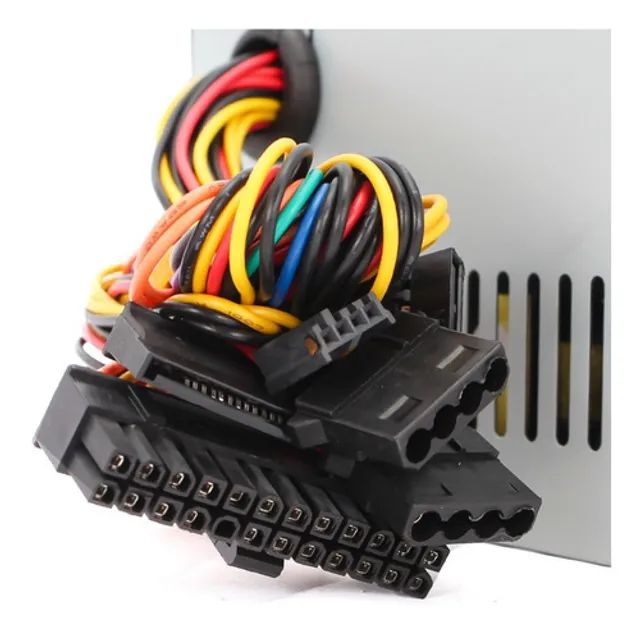 Fonte para pc computador 200W Bivolt Silenciosa Knup kp-517  - Foto 5