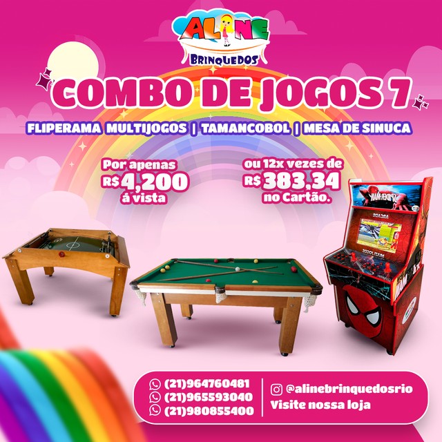 Air gueime fliperama multijogos totó profissional  - Foto 6