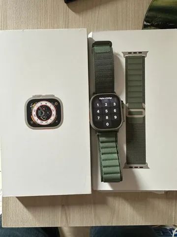 APPLE WATCH ULTRA + CELULAR 49MM TRAIL PRETO CINZA