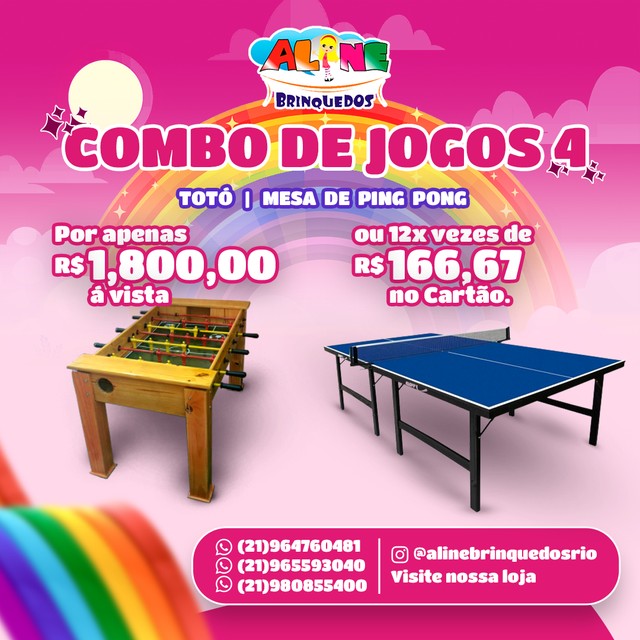 Air gueime fliperama multijogos totó profissional  - Foto 2