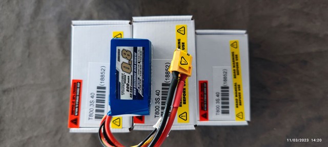 Bateria Lipo Turnigy 800 3S 40C