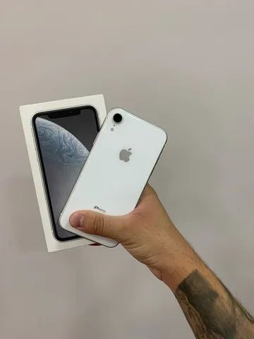 iPhone XR branco sem detalhes com caixa e garantia // pronta entrega 