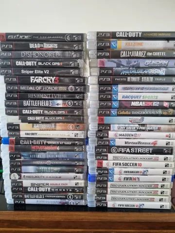 Call of Duty - Battlefield - Jogos de tiro - PS3