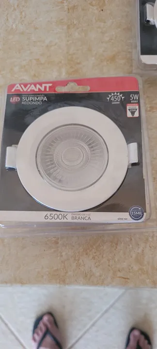 Spot led direcionavel redondo