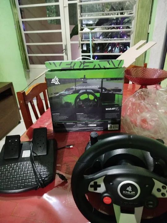 Volante para Consoles KNUP - Gamer - Foto 5