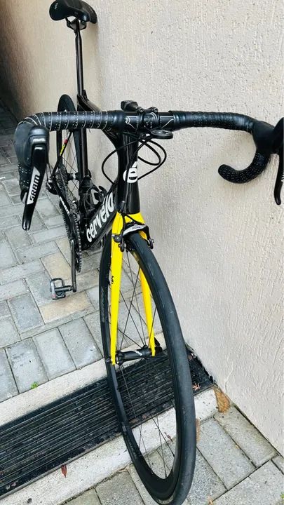 Cervélo personalizada Jumbo-Visma, SRAM Red, rodas Vision, impecável! - Foto 3