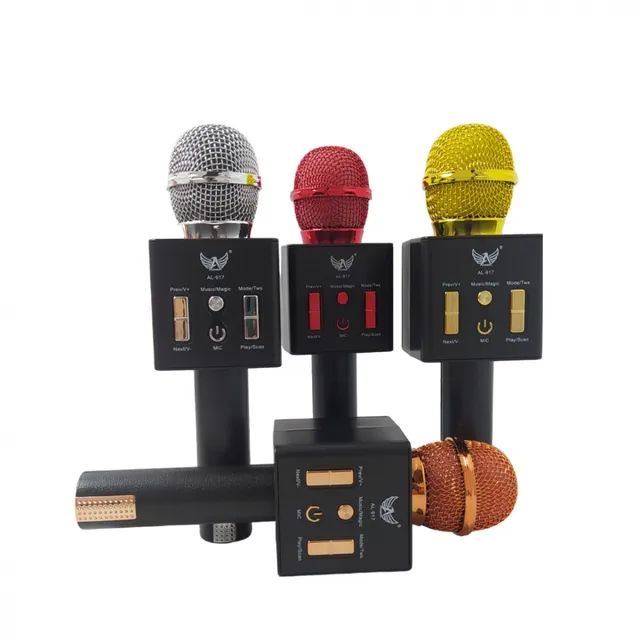 Microfone Karaokê Bluetooth com Caixa acoplada Altomex AL-917
