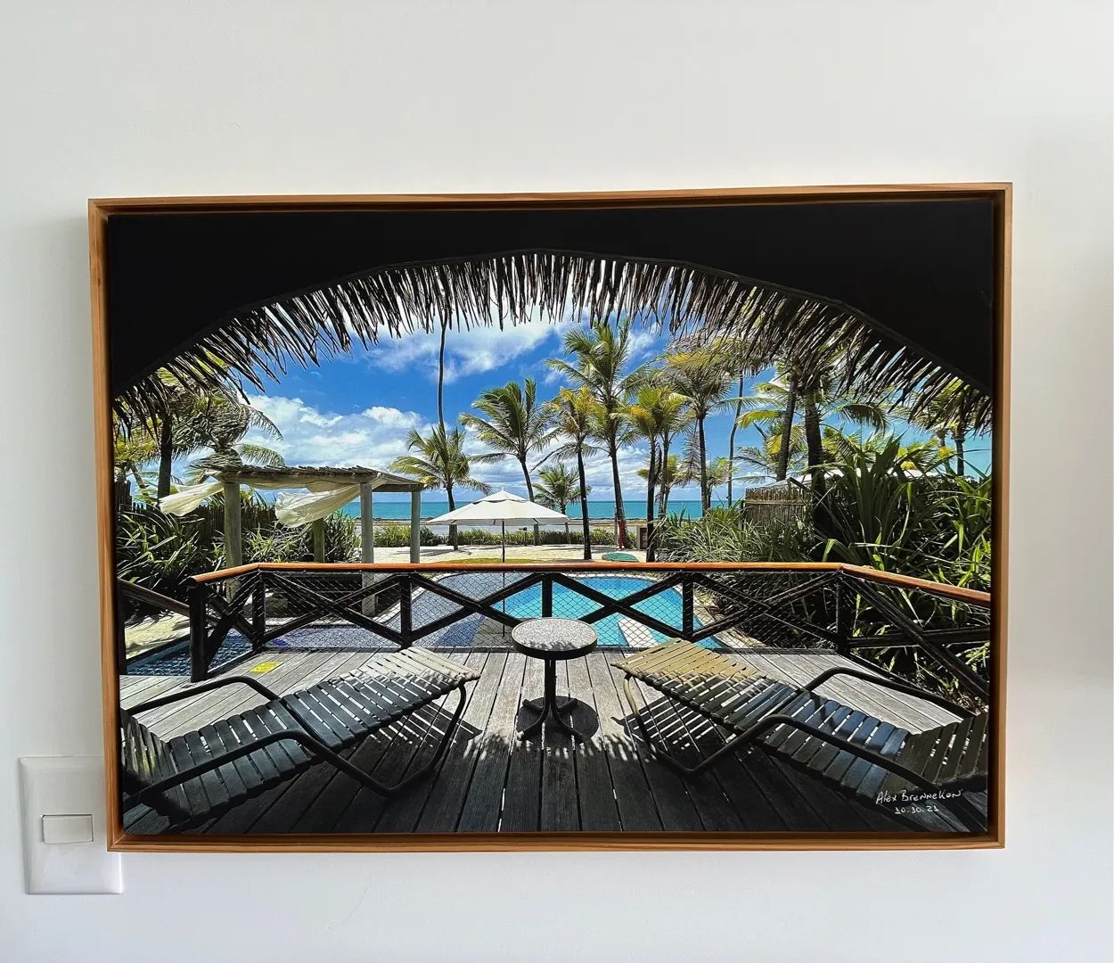 Quadro Photo art - Paraiso a Beira Mar
