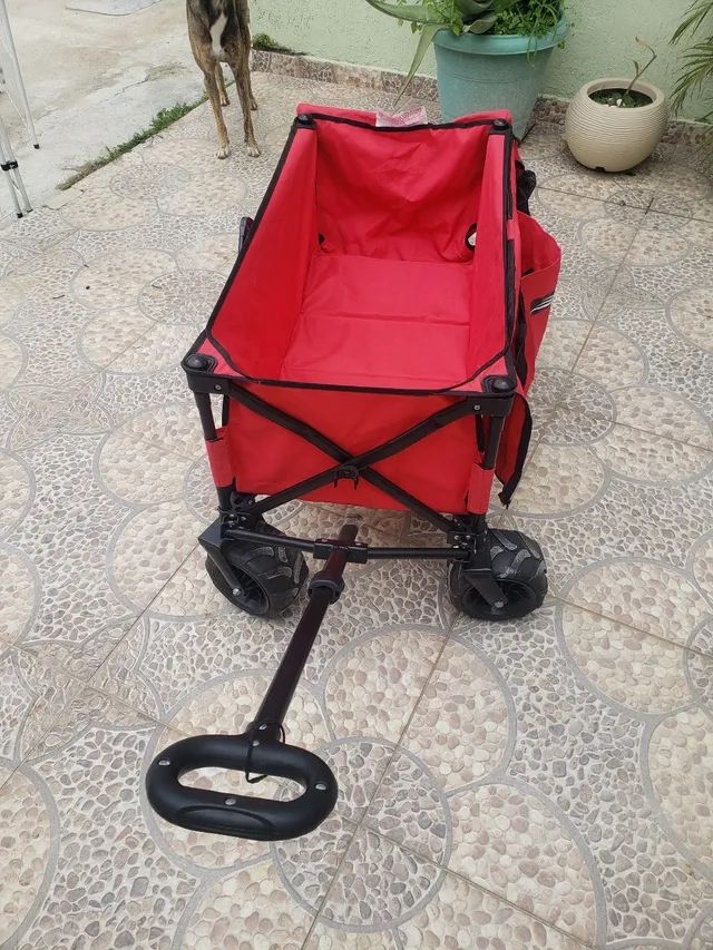 Carrinho articulado com bolsa, marca Nautica