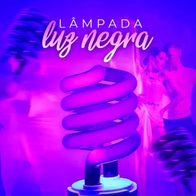 Luz Negra Lâmpada Neon Fluorescente - Foto 3